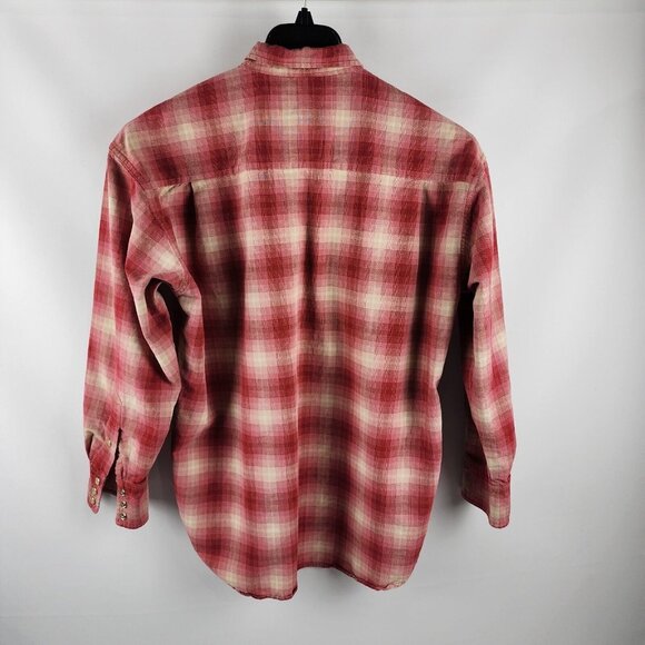 Ralph Ralph Lauren Shirt Mens Medium Multi Vintage Western Pearl Snap - Picture 2 of 5